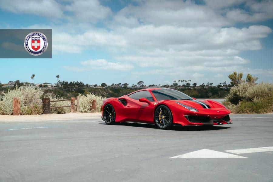  Ferrari 488 Pista on HRE Wheels (P104SC) 2019 года  (фото 1 из 8)